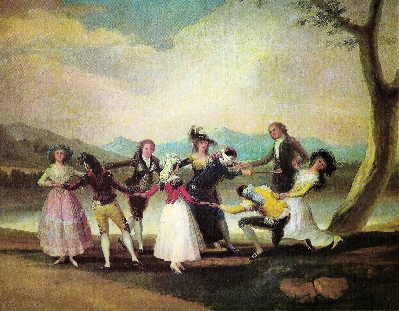 Francisco de Goya Blind Man s Bluff oil painting image